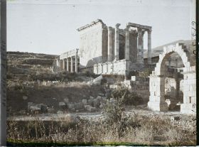 Image représentant Le temple Septimien, vestiges de la cité antique Cuicul