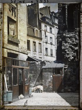 Image représentant 12 rue St-Julien-le-pauvre, l'actuel parvis de l'église