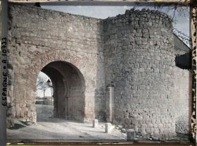 Image représentant Espagne, Burgos, Puerta S. Martin (la porte du Nord) type mozarabe