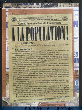 Image représentant Affiche du Comité intersyndical de l'Imprimerie pour les élections législatives de novembre 1919