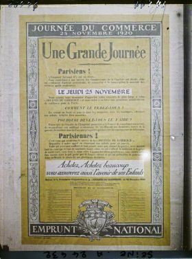 Image représentant Affiche pour l'emprunt national de 1920, Le Journée du Commerce du jeudi 25 novembre