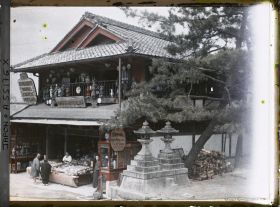 Image représentant Marchand de porcelaine dans la rue Kiyomizu-zaka