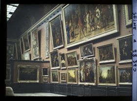 Image représentant Peinture française (Poussin, Le Lorrain) salle Daru, musée du Louvre