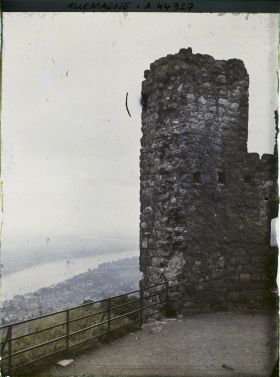 Image représentant Allemagne, Königdwinter, Le Rhin vers l'île de Normenwerth