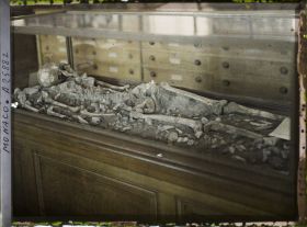 Image représentant Squelette de femme âgée, taille 1m55. Quaternaire Supérieur, Grotte des enfants