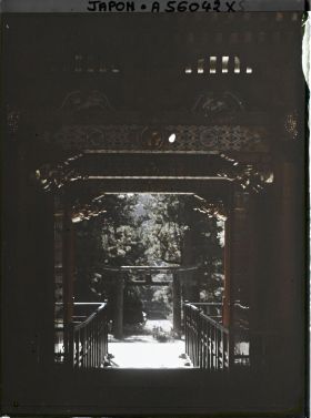 Image représentant Tôshôgu : ichi-no-torii vu depuis Omote-mon