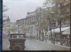 Image représentant Travaux boulevard Haussmann, à l'angle du boulevard des Italiens
