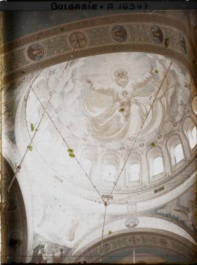 Image représentant Coupole peinte de la cathédrale Alexandre-Nevski