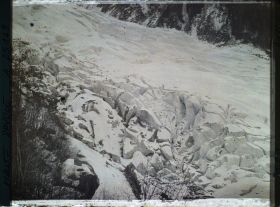 Image représentant France Les Alpes, Glacier des Bossons : Séracs du Glacier inférieur