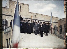 Image représentant Réception du Professeur Brunhes par les autorités civiles et religieuses d'Alep