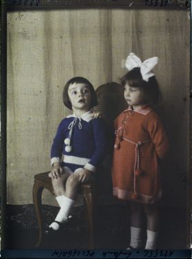 Image représentant Les enfants du lieutenant-colonel Ferdinant Pellegrin Robert et Jacqueline