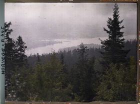 Image représentant Le fjord vu depuis le Volksenkollen