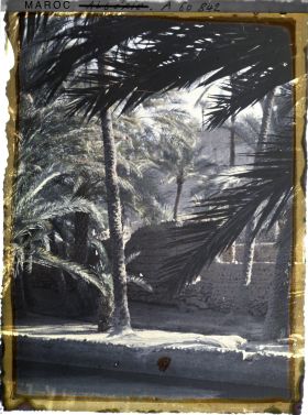 Image représentant Un bassin de retenue dans l'oasis de Zenaga