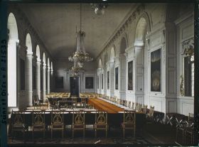 Image représentant France, Versailles, Grand Trianon : Salle de la Signature du traité de Paix avec la Hongrie