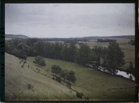 Image représentant La Vallée de l'Eure vue de la route de Louviers vers l'aval