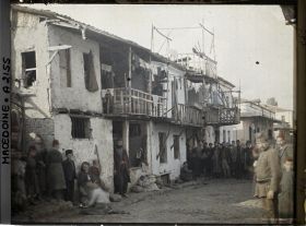 Image représentant Une cour dans le quartier juif pauvre