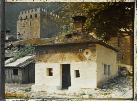 Image représentant Mont Athos, Bâtiment du Monastère de la Gde Lavra
