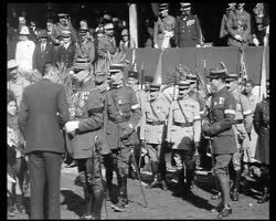 Image représentant Réception du général Gouraud place des Canons