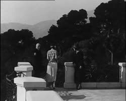 Image représentant Albert Kahn reçoit le prince et la princesse Kitashirakawa dans sa propriété de Cap Martin.