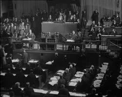Image représentant Réunion du conseil S.D.N. pour entrée de l'Allemagne