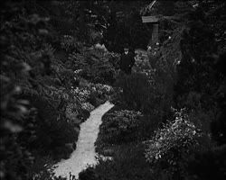Image représentant Albert Kahn reçoit le professeur Pieter Zeemanen dans les jardins de sa propriété de Boulogne.