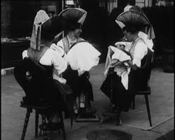 Image représentant Brodeuses d'Appenzel dans le parc de l'Ariana