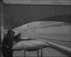 Image représentant Matelassiers au bord de la Seine