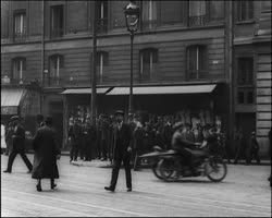 Image représentant La Bourse du Travail au moment de la discussion de la dislocation de la C.G.T.
