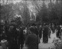 Image représentant Allemands en Alsace à l'occasion de la Toussaint
