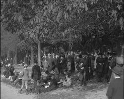 Image représentant L'avenue du Bois le jour du Prix du conseil municipal à Longchamp