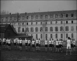 Image représentant Fête sportive à l'école militaire de Saint-Cyr