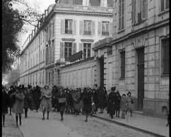 Image représentant Sortie des élèves du lycée Victor Duruy