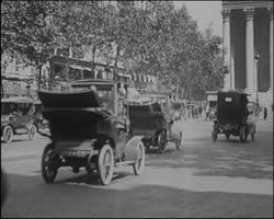 Image représentant Grève de 2 heures des taxis, boulevards et rue Royale