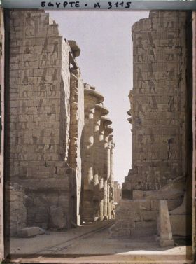 Image représentant Colonnade de la grande salle hypostyle du temple d'Amon Râ