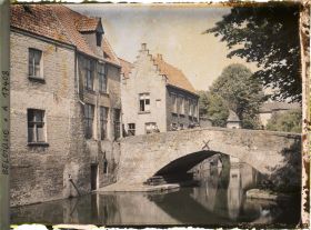 Image représentant Belgique, Bruges, Le Pont du Cheval vu du Quai des Marbriers