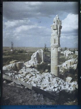 Image représentant France, Souain, Ce qui reste de l'Eglise