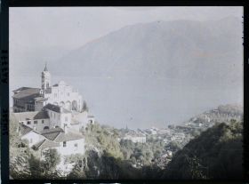 Image représentant La Madonna del Sasso, Locarno et le lac Majeur
