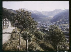 Image représentant France, Mont Dore, La route de Clermont et le Mont Dore