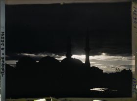 Image représentant Thrace, Andrinople, Coucher de Soleil sur Eski - Djami