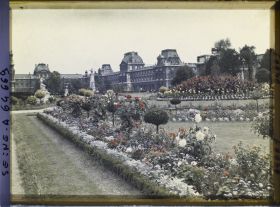 Image représentant Le jardin des Tuileries et le Louvre