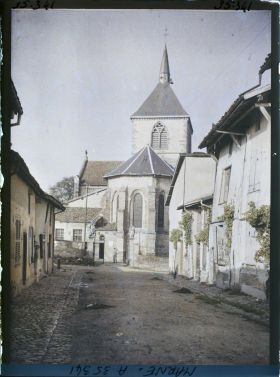 Image représentant France, Ste Menehould le haut, La vieille Eglise de Ste Menehould.