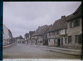Image représentant France, Haguenau, La Mare des Canards prise de la Porte de Wissembourg