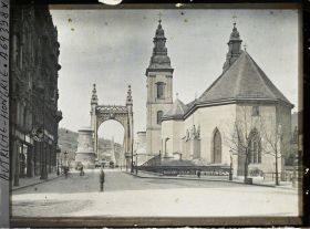 Image représentant Le pont Elizabeth depuis Pest vers Buda