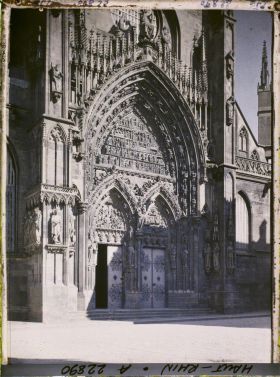 Image représentant France, Thann, Portail ouest de la Cathédrale