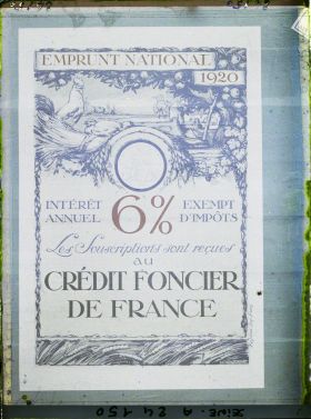 Image représentant Affiche de l'emprunt national de 1920, Crédit foncier de France