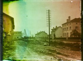 Image représentant France, Fresnes en Woëvre, Reconstructions rue de Metz