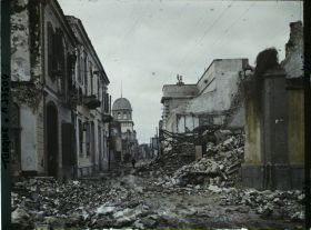 Image représentant Turquie, Smyrne, Un aspect de la rue parallèle vers l'Ecole Italienne