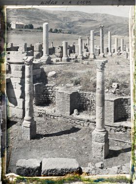 Image représentant Algérie, Djemila, Grande Basilique de Crescorius (Ve S.) la crypte