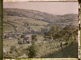 Image représentant France, Figeac (Lot), Vue vers le nord et vallée du Celé