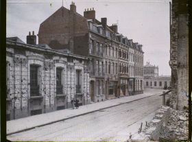 Image représentant France, Armentières, Maisons reconstruites rue de la Gare